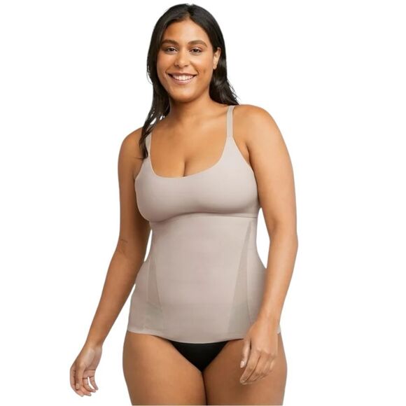 Maidenform Beige Shapewear Modern Sculpts Cami, Style FLS096 size 2X - Picture 1 of 9